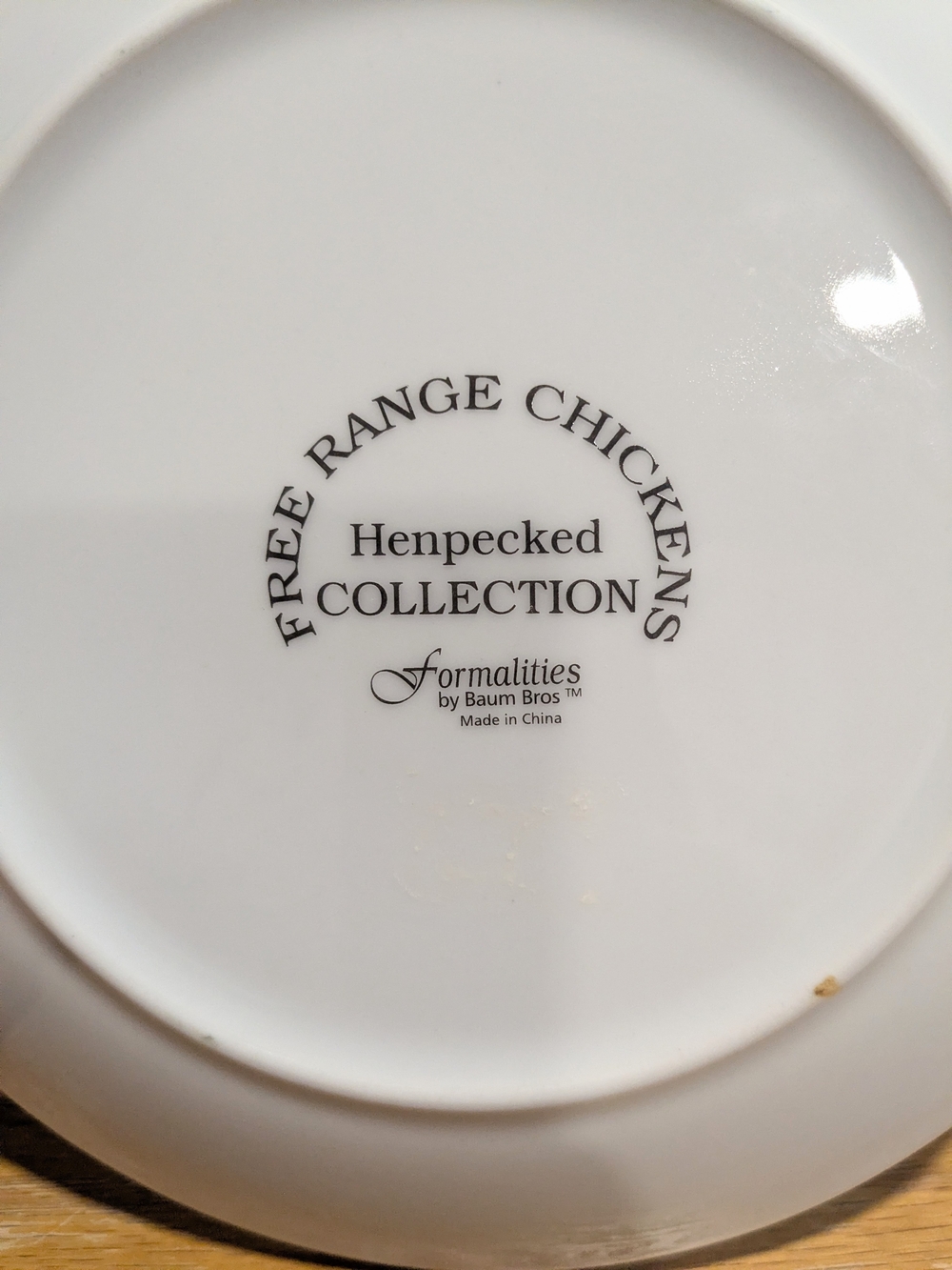 Rustic Chicken Family Decorative Plate - Multi-Color - Picture 6 of 6